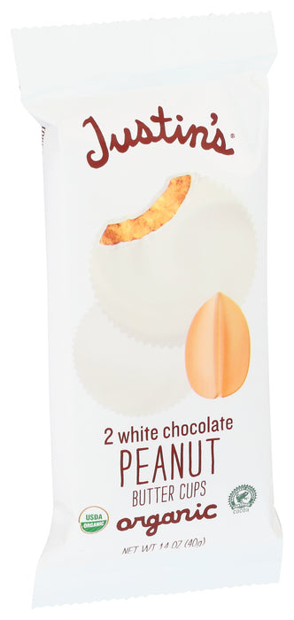 White Chocolate Peanut Butter Cups, Org, 1.4 oz