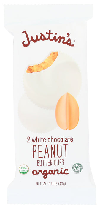 White Chocolate Peanut Butter Cups, Org, 1.4 oz