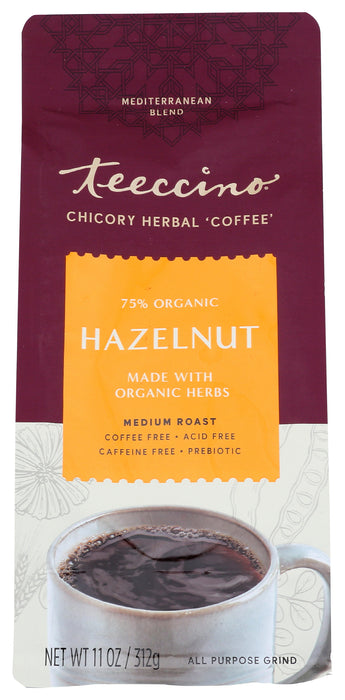 Hazelnut Chicory Herbal Coffee, 11 oz