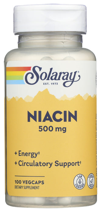 Niacin, 500mg, 100 vcap