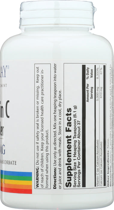 Vitamin C, Crystalline, 5000 mg, 8oz