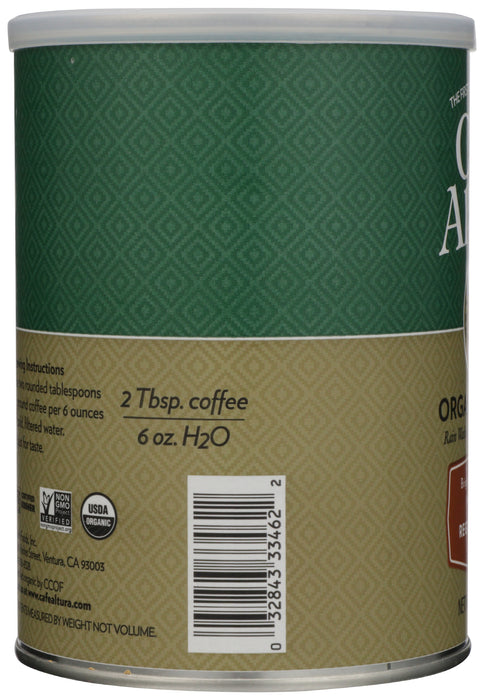 Regular Roast Coffee Ground, Org, 12 oz