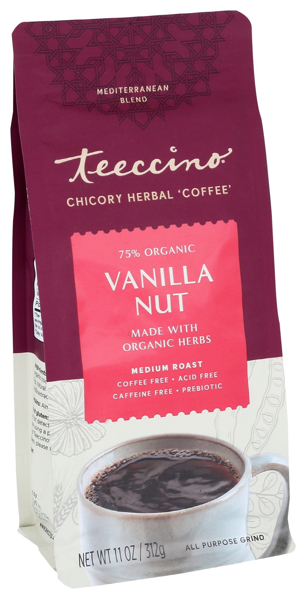 Vanilla Nut Chicory Herbal Coffee, 11 oz — Natures Pick Market