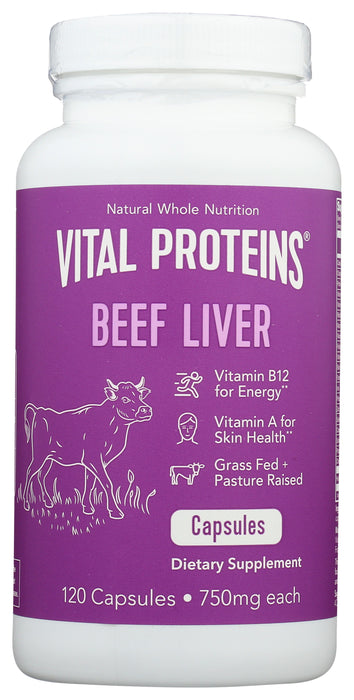 Beef Liver 750mg, 120 cap