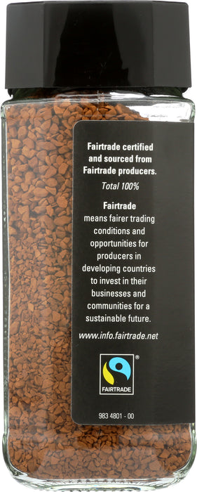 Instant Coffee, Fairtrade Org, 3.53 oz