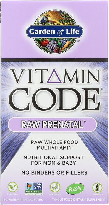 Vitamin Code Raw Prenatal, 90 cap