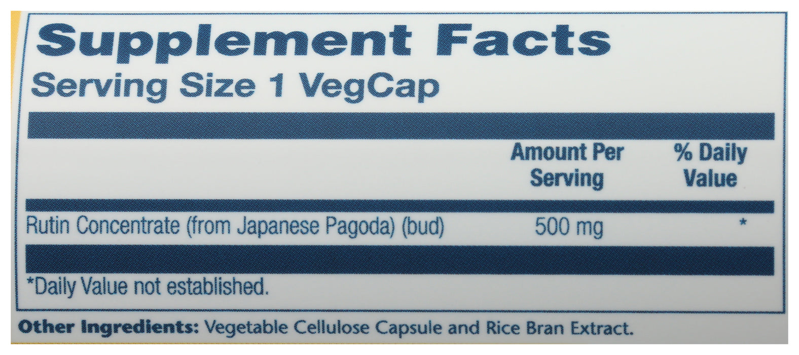 Rutin 500 mg, 90 vcap