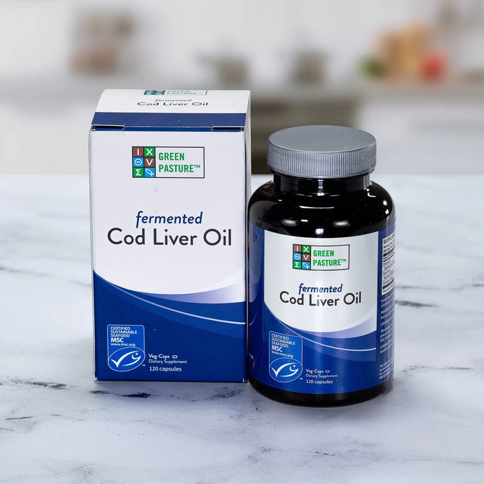 Fermented Cod Liver Oil, 120 vcap