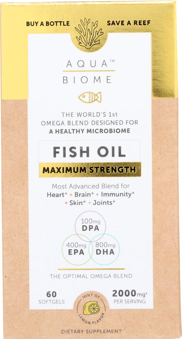 Fish Oil, Max Str 2000mg, 60sgel