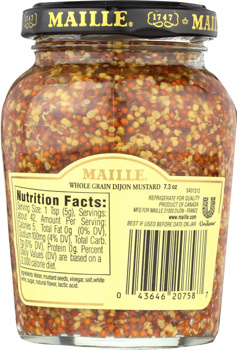 Whole Grain Old Style Mustard, 7.3 oz