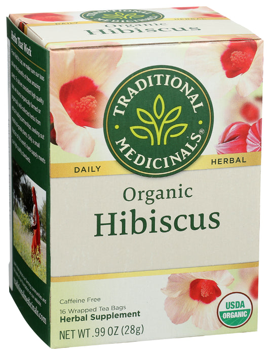 Hibiscus Herbal Tea, Org, 16 tbag