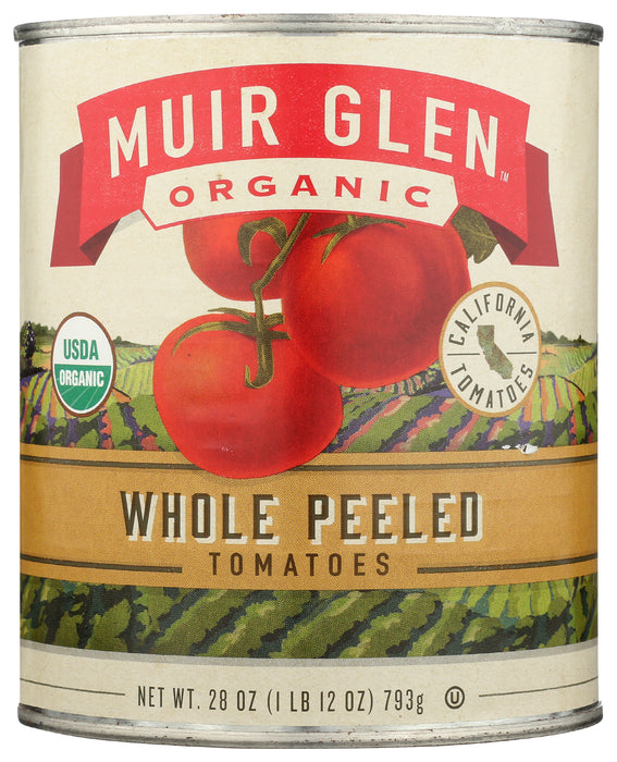 Whole Peeled Tomato, Org, 28 oz