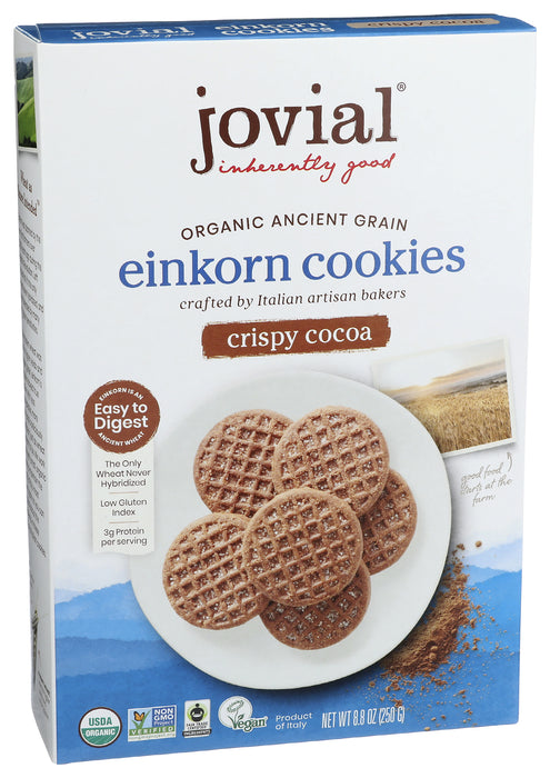 Einkorn Crispy Cocoa Cookies, Org, 8.8 oz