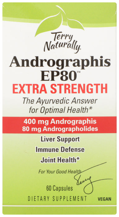 Andrographis EP80 Extra Strength 400 mg, 60 vcap