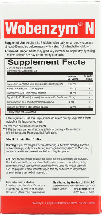 Wobenzym N, 100 tab