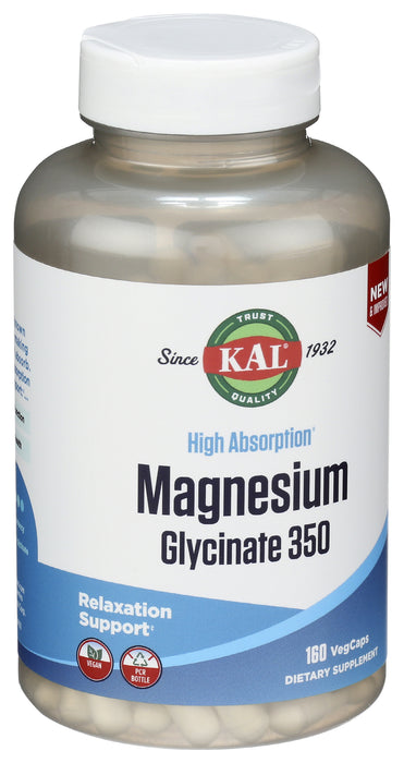 Magnesium Glycinate 350mg, 160 vcap