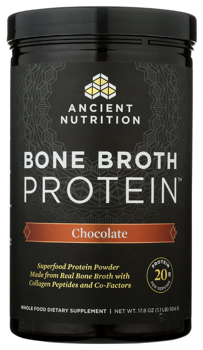 Bone Broth Protein, Chocolate, 20 Serv/504 g