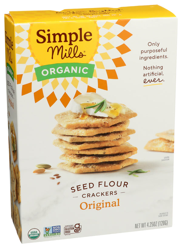 Seed Flour Crackers, Original, GF Org, 4.25 oz