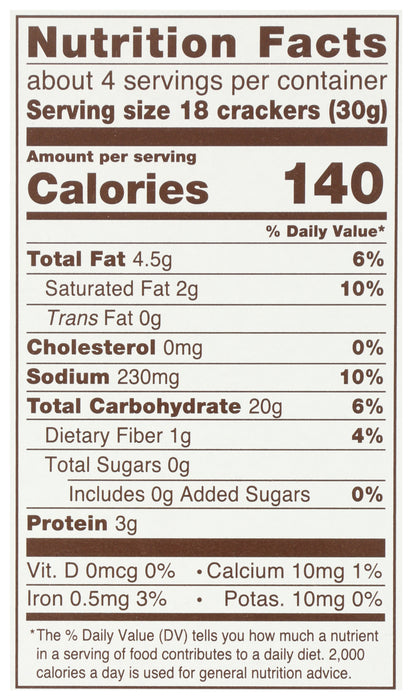 Sourdough Einkorn Crackers, Org, Sea Salt, 4.5 oz