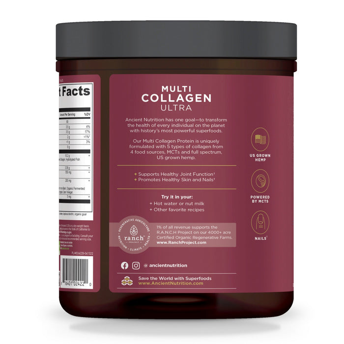 Multi Collagen Ultra, Vanilla Chai, 30 Serv/510 g