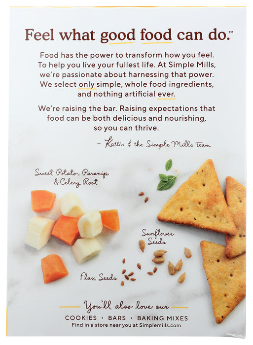 Veggie Pita Crackers, Mediterranean Herb, GF, 4.25 oz