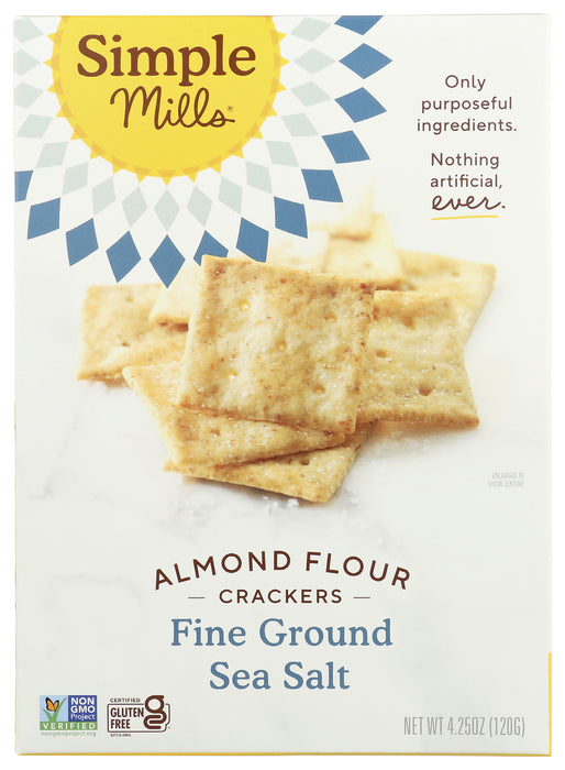 Almond Flour Crackers, Sea Salt, GF, 4.25 oz