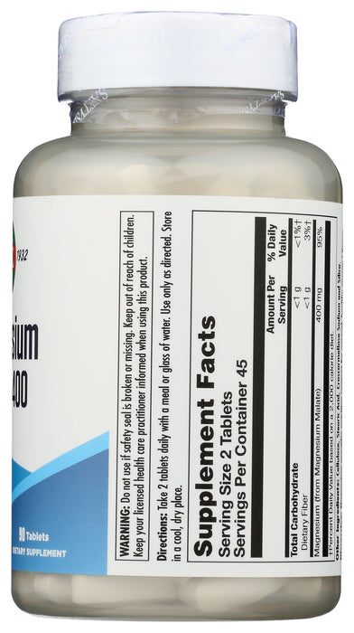 Magnesium Malate 400 mg, 90 tab