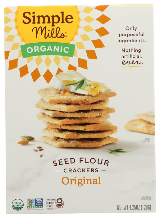 Seed Flour Crackers, Original, GF Org, 4.25 oz