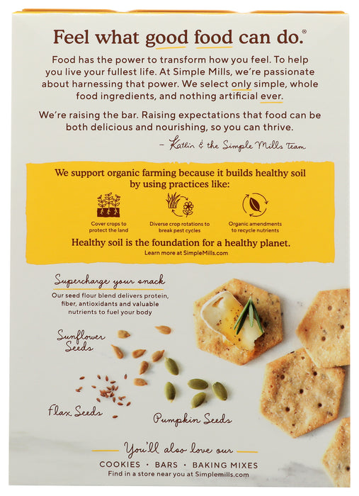 Seed Flour Crackers, Original, GF Org, 4.25 oz