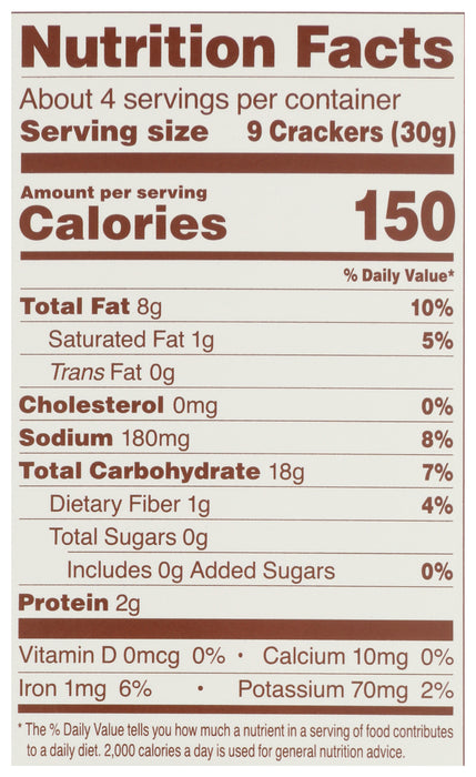 Seed Flour Crackers, Original, GF Org, 4.25 oz