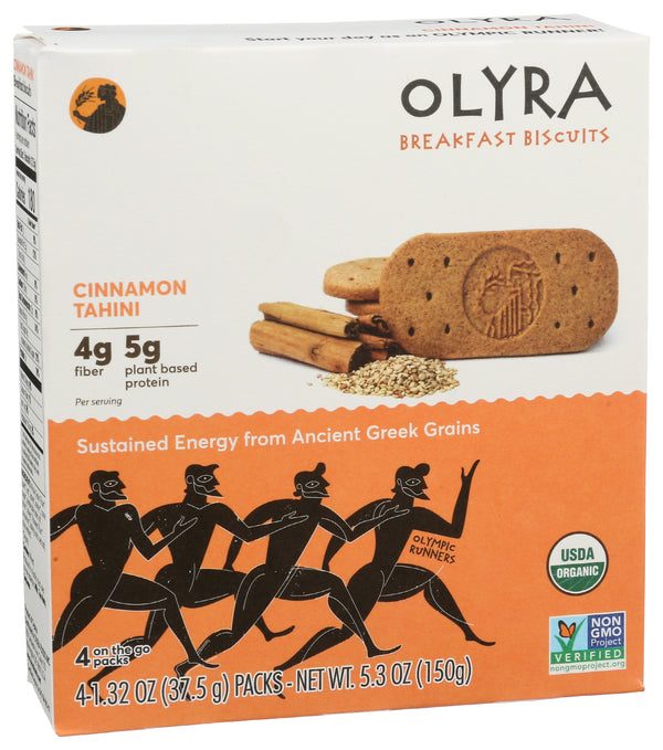 Cinnamon Tahini Breakfast Biscuit, 4/1.32 oz