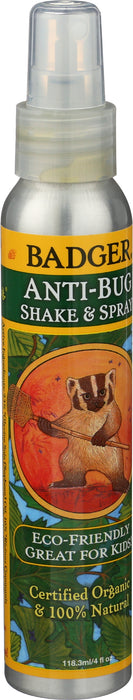 Anti-Bug Shake & Spray, Org, 4 floz