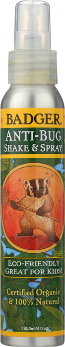 Anti-Bug Shake & Spray, Org, 4 floz