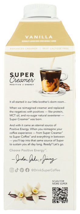 Super Creamer, Vanilla, 25.4 floz