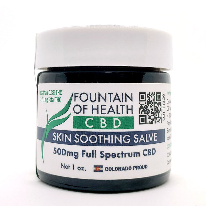 CBD Skin Soothing Salve-ation 500mg, 1 oz