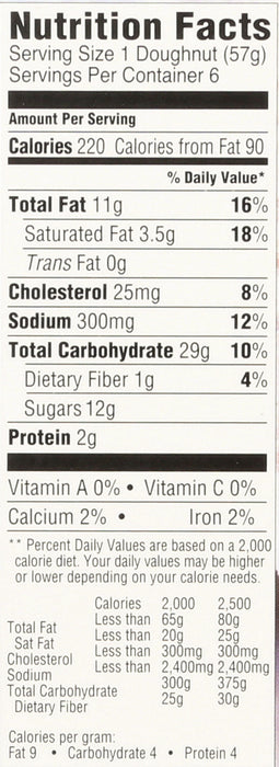 Donuts, Powdered, GF, 10.5 oz