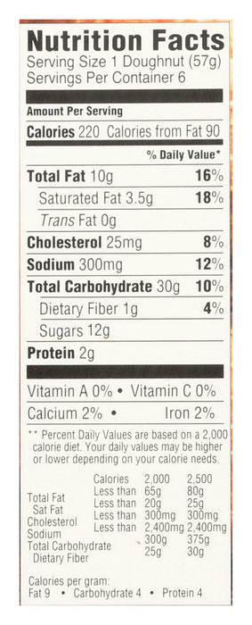 Donuts,Cinnamon, GF, 10.5 oz