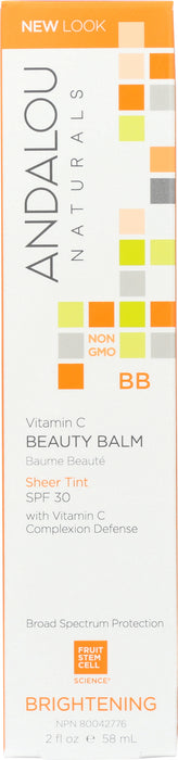 Brightening, Beauty Balm SPF 30, 2 floz