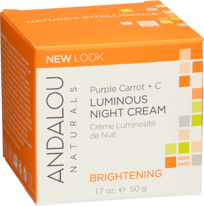 Brightening, Luminous Night Cream, 1.7 floz