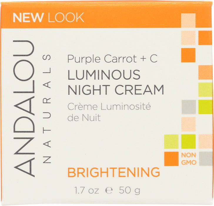 Brightening, Luminous Night Cream, 1.7 floz