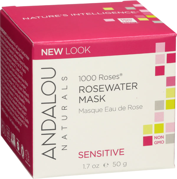 1000 Roses, Rosewater Mask, 1.7 floz