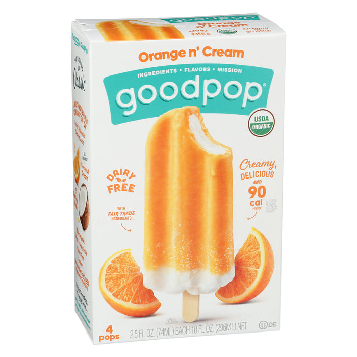 Pop, Orange n' Cream, 4 ct