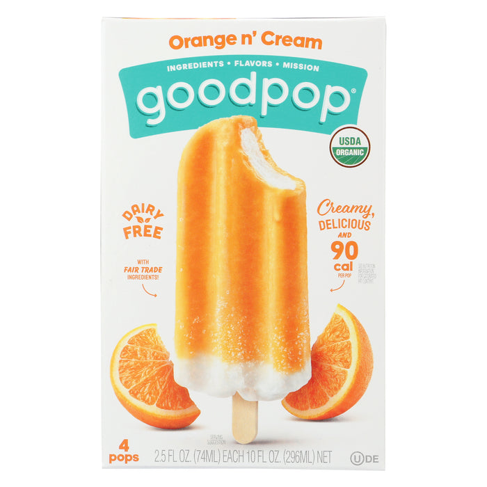 Pop, Orange n' Cream, 4 ct