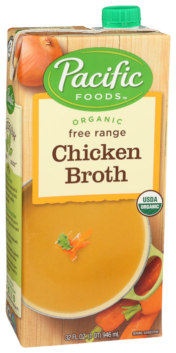 Free Range Chicken Broth, Org, 32 fl oz