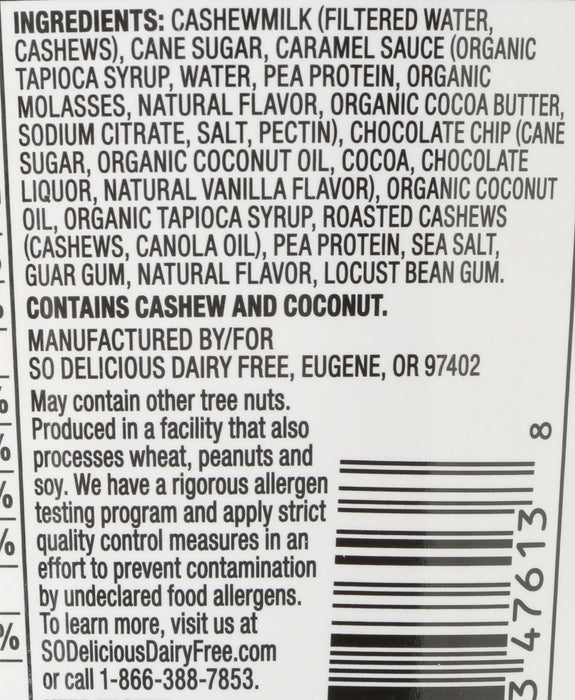 Salted Caramel Cashew Milk Ice Cream, 1 pint