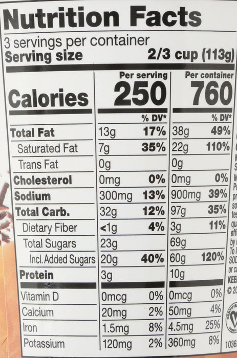 Salted Caramel Cashew Milk Ice Cream, 1 pint