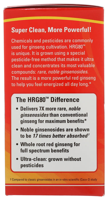 Red Ginseng HRG80 Energy, 30 cap