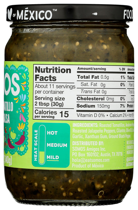 Mild Jalapeño Pepper Salsa Verde, 12 oz