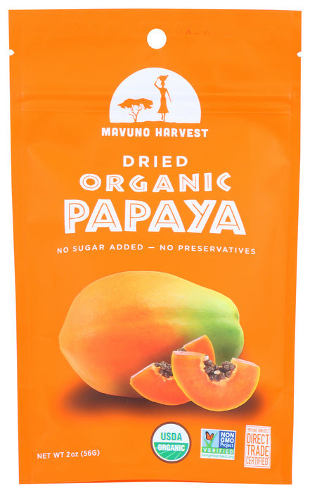 Dried Papaya, Org, 2 oz