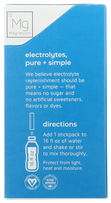 Electrolyte Powder, Blue Raspberry, 20 stick pk